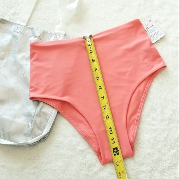 Lululemon Waterside High Waist Skimpy Swim Bikini Bottom Raspberry Creme NWT - Picture 10 of 14